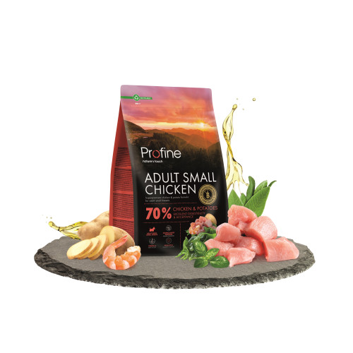 Сухой корм Profine Small Chicken and Potatoes для мелких пород, с курицей и картофелем, 3 кг