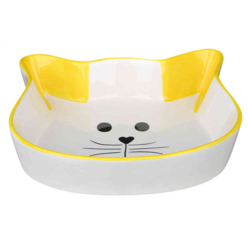 Миска Trixie для котів, у формі котячої мордочки, керамічна, 12 см, 250 мл