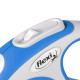 Рулетка Flexi New Comfort для собак, лента, размер XS, 3 м (синяя)
