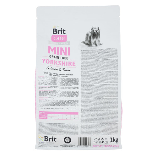 Сухий корм Brit Care GF Mini Yorkshire для йоркширських тер`єрів, з лососем та тунцем, 2 кг