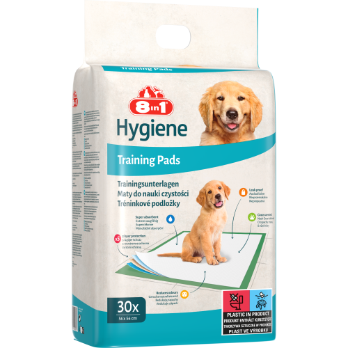 Пелюшки 8in1 Training Pads для собак, 56x56 см, 30 шт