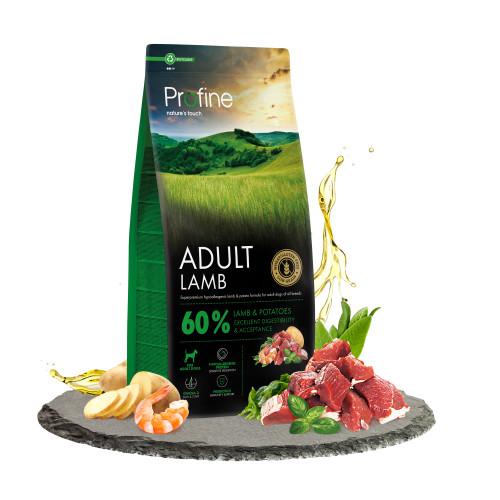 Сухой корм Profine Lamb and Potatoes для собак всех пород, с ягнятиной и картофелем, 12 кг