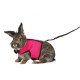 Шлейка з повідцем Trixie Soft для великого кролика, нейлон, XL: 25-40 см (кольори в асортименті)
