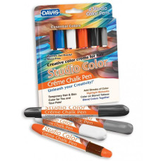 Фарбувальні крейди Davis Essential Colors для шерсті, волосся і шкіри, основні кольори