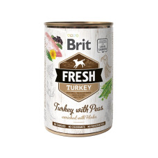 Консерва Brit Fresh Turkey/Peas для собак, с индейкой и горошком, 400 г