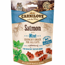Ласощі Carnilove Cat Crunchy Snack з лососем та м`ятою для кішок, 50 г