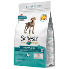 Сухой Schesir Dog Large Puppy корм для щенков крупных пород с курицей, 3 кг