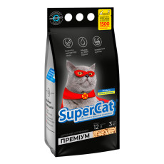 Деревний наповнювач Supercat Преміум для котячого туалету, 3 кг