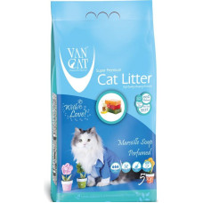 Бентонітовий наповнювач VanCat Marseille Soap для туалету, 5 кг