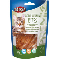 Ласощі Trixie Premio Catnip Chicken Bites для котів куряче філе/кіш. м`ята, 50 г