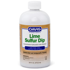 Антимікробний та антипаразитарний засіб Davis Lime Sulfur Dip для собак та котів, концентрат, 473 мл