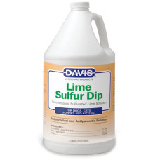 Антимікробний та антипаразитарний засіб Davis Lime Sulfur Dip для собак та котів, концентрат, 3,8 л