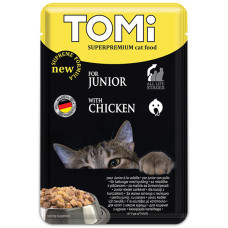 Вологий корм TOMi Superpremium Junior для кошенят з куркою, 100 г