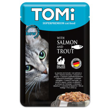 Вологий корм TOMi Superpremium Salmon Trout для котів з лососем та фореллю, 100 г