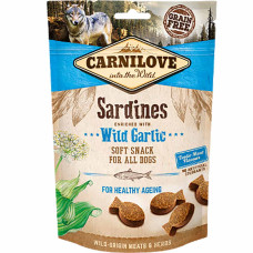 Ласощі Carnilove DogSemi Moist з сардиною та часником для собак, 200 г