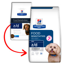 Сухий корм Hill`s Prescription Diet Food Sensitivities Z/D Mini для собак малих порід при харчовій алергії, 1 кг