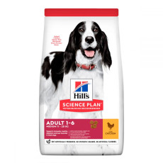 Сухой корм Hill`s Science Plan Adult Medium Breed для собак средних пород с курицей, 2.5 кг