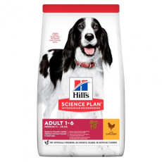 Сухой корм Hill`s Science Plan Adult Medium Breed для собак средних пород с курицей, 14 кг