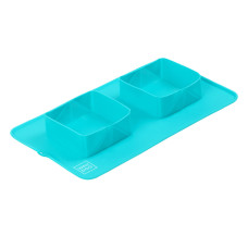 Миска складана Waudog Silicone, 385х230х50 мм, блакитна