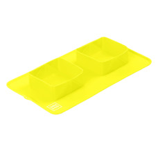 Миска складана Waudog Silicone, 385х230х50 мм, жовта