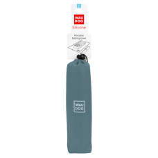 Миска складана Waudog Silicone, 385х230х50 мм, сіра
