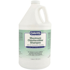 Шампунь Davis Maximum Chlorhexidine Shampoo з 4% хлоргексидином для собак та котів захворюваннями шкіри та шерсті, 3,8 л