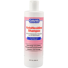 Шампунь Davis KetoHexidine Shampoo для собак та котів із захворюваннями шкіри, 355 мл