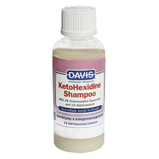Шампунь Davis KetoHexidine Shampoo для собак та котів із захворюваннями шкіри, 50 мл