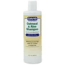 Гіпоалергенний шампунь Davis Oatmeal & Aloe Shampoo для собак та котів, концентрат, 355 мл