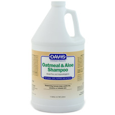 Гіпоалергенний шампунь Davis Oatmeal & Aloe Shampoo для собак та котів, концентрат, 3,8 л