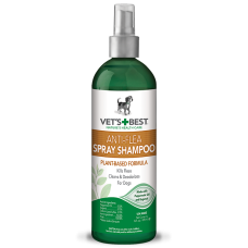 Шампунь-спрей Vet`s Best Natural Anti-Flea Spray-Shampoo от блох и клещей для собак, 470 мл