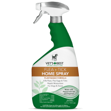 Спрей VET`S BEST Natural Flea & Tick Home Spray від блох, кліщів та москітів для собак та дома 945 мл