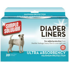 Гігієнічні прокладки Simple Solution Disposable Diaper Liners - Heavy Flow для собак, 10 шт
