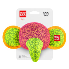 Игрушка для собак WAUDOG Fun, Слон, Ш 20 см, Д 14 см розовый