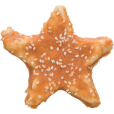 Ласощі Trixie Denta Fun Chicken Star bulk для собак Denta Fun Куряча зірочка д 9 см 30 г 30 шт/уп