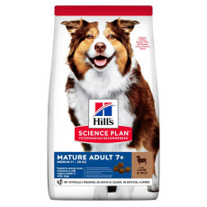 Сухий корм Hill`s Science Plan Mature Adult 7+ Medium для собак з ягнятком та рисом, 2.5 кг