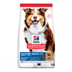 Сухий корм Hill`s Science Plan Mature Adult 7+ Medium для собак з ягнятком та рисом, 14 кг