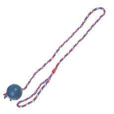 Игрушка для собак Ball With Rope, мяч из литой резины на веревке, 6,3 см, Karlie-Flamingo