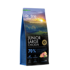 Сухой корм Profine Junior Large Chicke&Potatoes для щенков больших пород, с курицей и картофелем, 12 кг