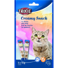 Ласощі Trixie Creamy Snacks для котів, креветки, 5 шт/упак, 14 г