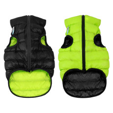 Курточка двобічна AiryVest, XS22, cалатово-чорна