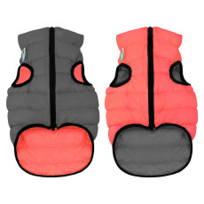 Курточка двусторонняя AiryVest, XS22, кораллово-серая
