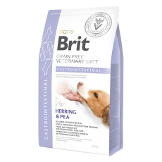 Сухой корм Brit GF VetDiet Dog Gastrointestinal для собак, при нарушениях пищеварения, с сельдью, лососем и горохом, 12 кг