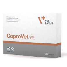 Vet Expert CoproVet Пищевая добавка для кошек и собак для эффективного решения проблемы копрофагии (поедания кала), 30 таб