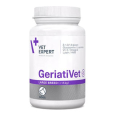 Vet Expert GeriatiVet Dog Large Breed Комплекс витаминов и минералов для собак больших пород от 15 кг пожилого возраста, 45 таб