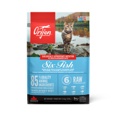 Сухий корм Orijen 6 Fish для котів та кошенят з рибою, 1,8 кг