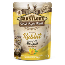 Вологий корм Carnilove для кошенят з кроликом і календулою, 85 г