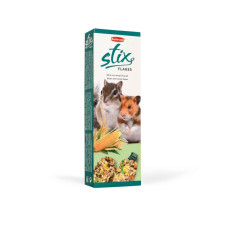 Дополнительный корм Padovan Stix Flakes Criceti для хомяков и других небольших грызунов, 100 г