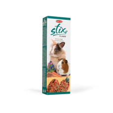 Дополнительный корм Padovan Stix Flakes Coniglietti для карликовых кроликов, шиншилл и морских свинок, 100 г