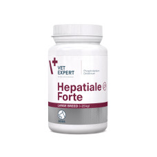 Vet Expert Hepatiale Forte Large Breed Харчова добавка для підтримки та захисту функцій печінки у собак великих порід, 40 таб